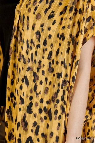 Umgee - Animal Print Cocoon Kimono