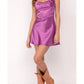 Cason Couture - The Reece Satin Mini Dress