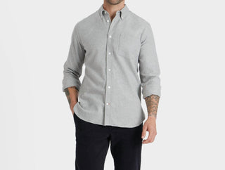 Dibi - Chambray Brushed Flannel Button Down