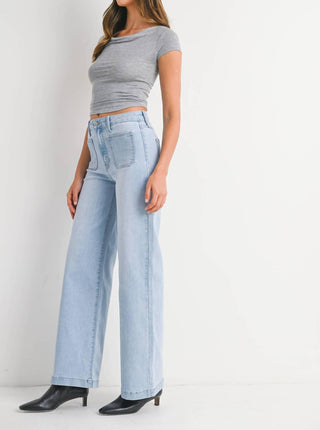 Jbd. - Mini Patch Pocket Wide Jeans