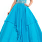 Rachel Allan - Chiffon Beaded Pageant Ball Gown