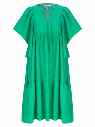 Psophia - Drapey V-Neck Midi Dress