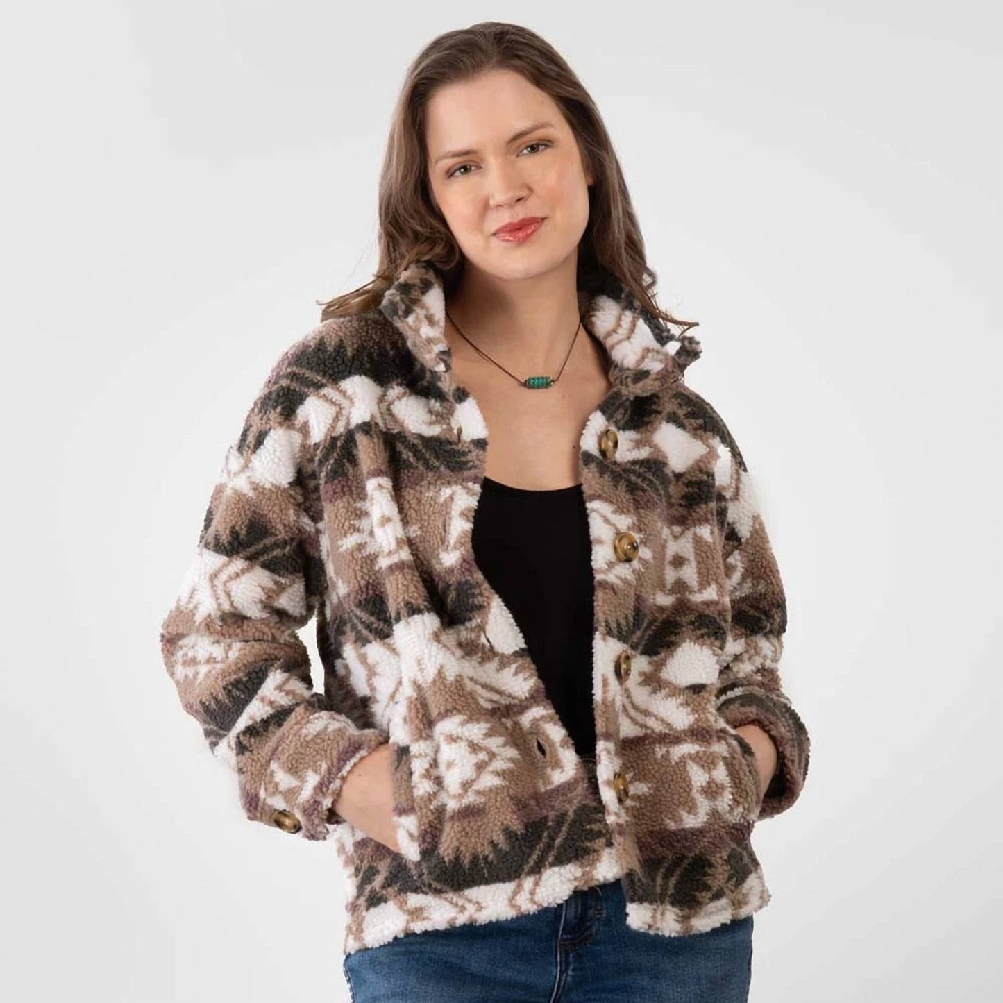 Blue B - Sherpa Aztec Jacket