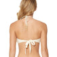 Jessica Simpson - Flower Power Crochet High Neck Halter Bikini Top