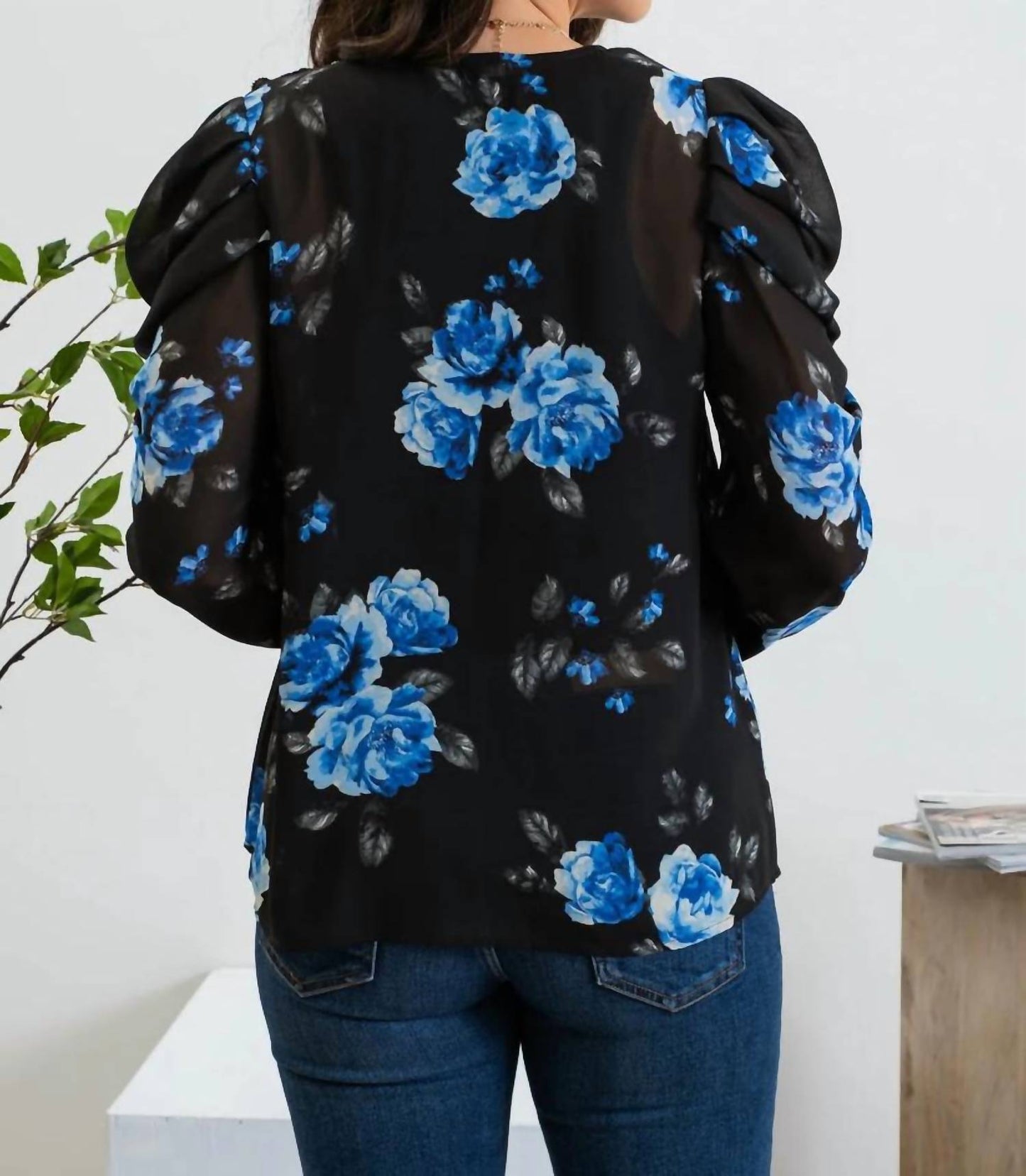 Blu Pepper - Layer Me Floral Top