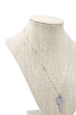 Mary Kathryn Designs - Women Pave Key Necklace