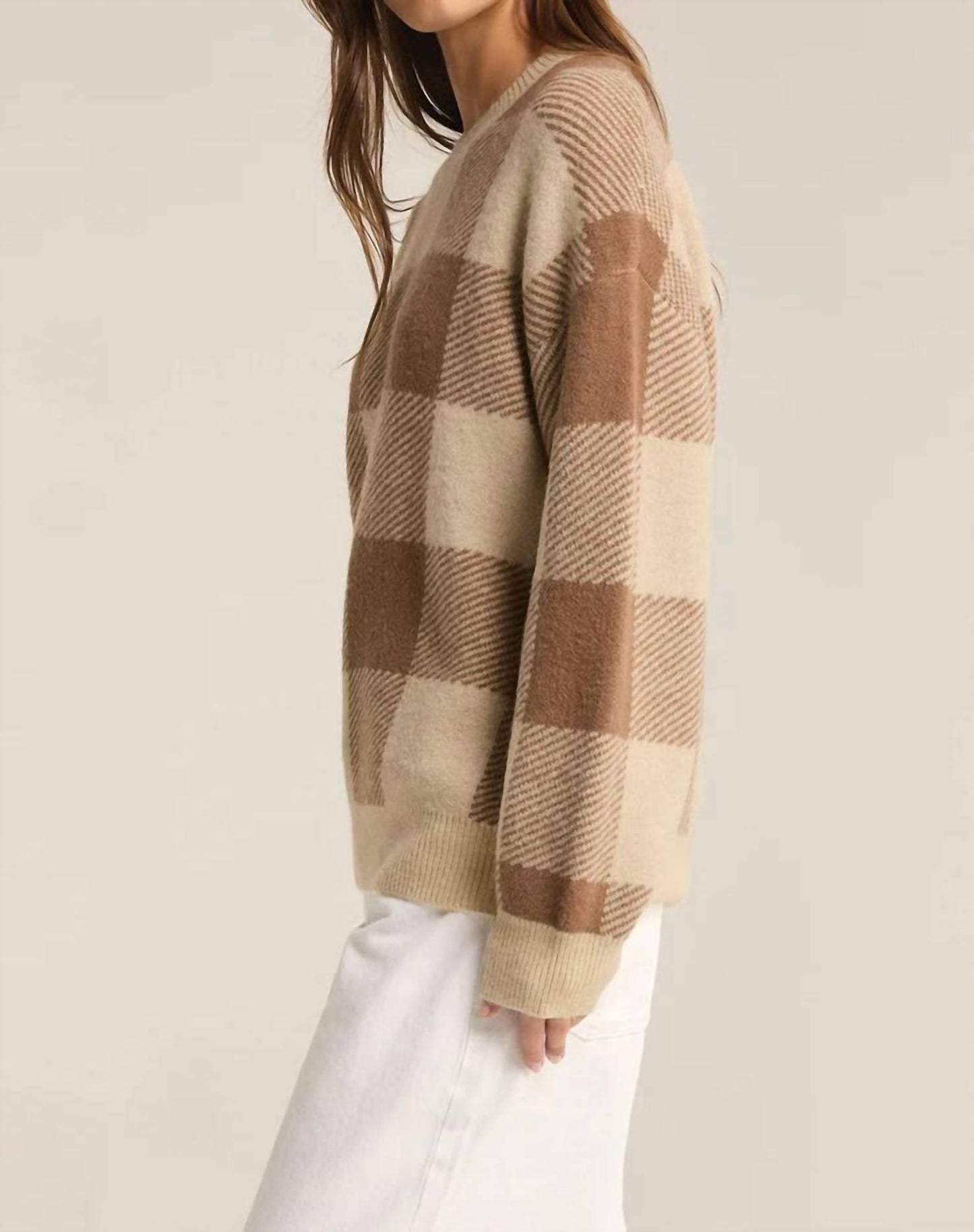 Z Supply - Check You Later Plaid Sweater