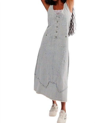 Free People - Bendita Midi Denim Dress