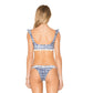 Soah - Women's Hope Ruffle Bikini Top