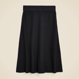 J.Crew - Foldover Sweater Midi Skirt In Merino Wool Blend