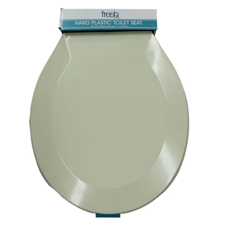 Hard Plastic Toilet Seat With Beveled Edges