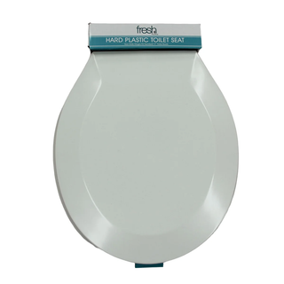 Hard Plastic Toilet Seat With Beveled Edges