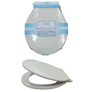 Hard Plastic Toilet Seat With Beveled Edges