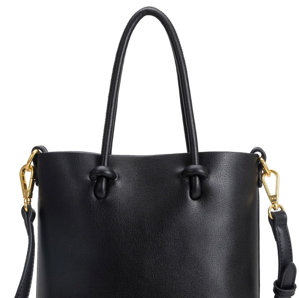 Melie Bianco Women's Bailey Vegan Tote Bag Black Size Regular