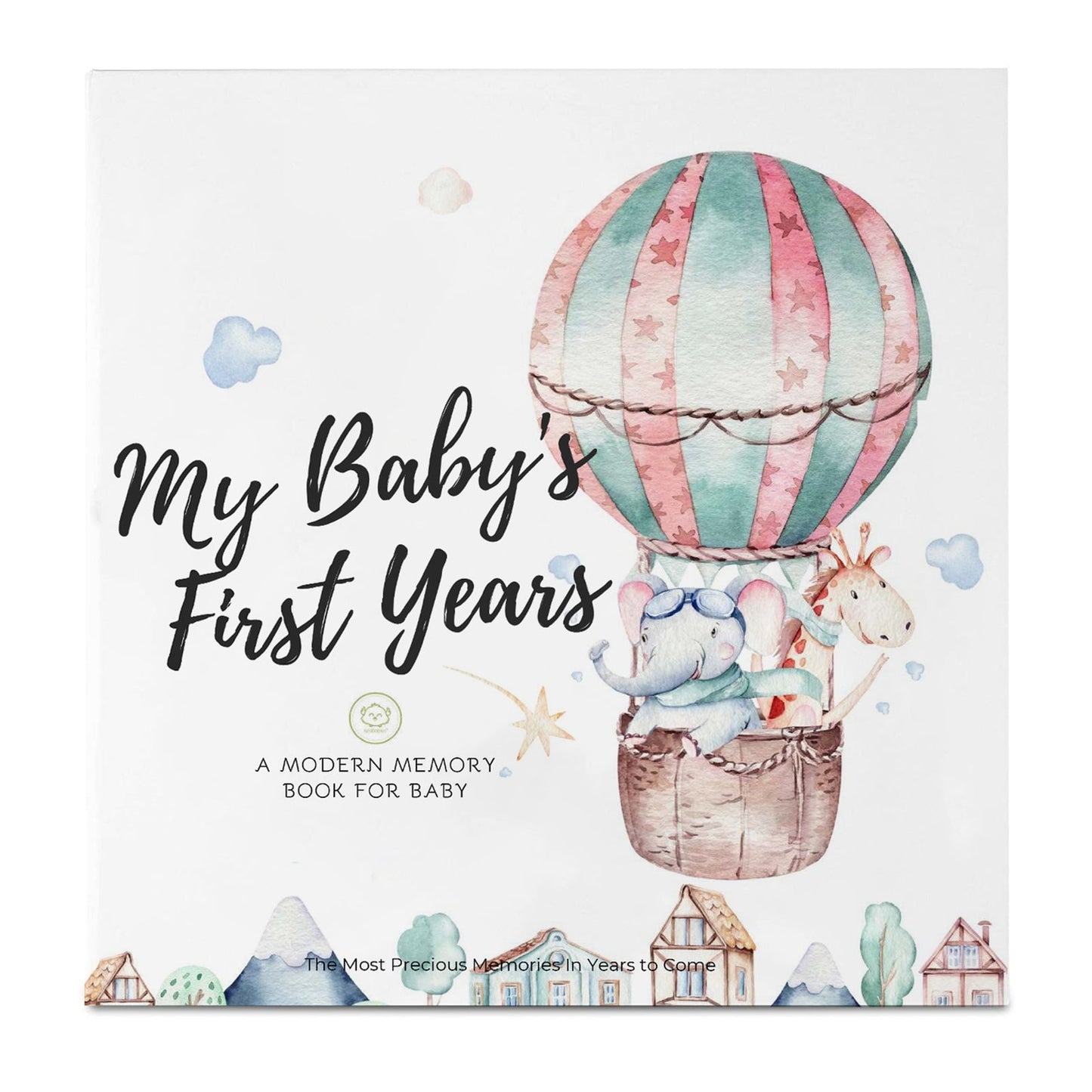 KeaBabies Baby Boy's and Girl's First Years Memory Book White Size Regular