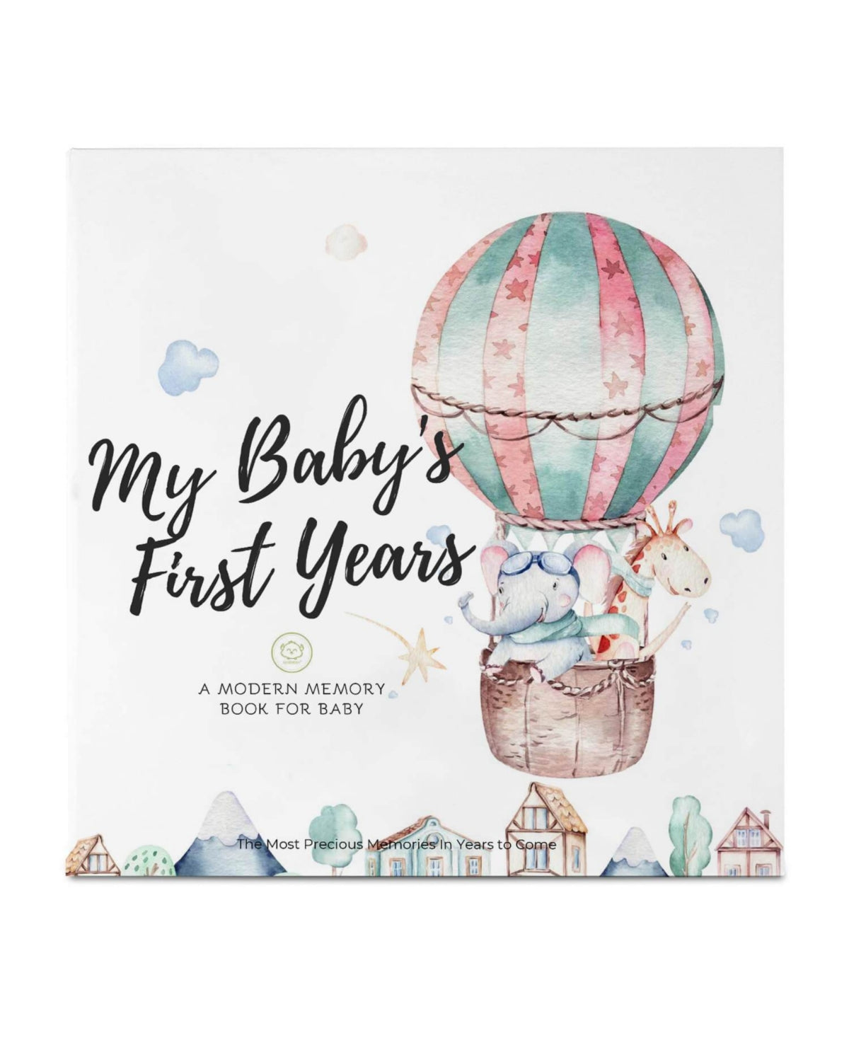 KeaBabies Baby Boy's and Girl's First Years Memory Book White Size Regular