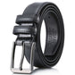 Gallery Seven Men's Genuine Leather Dress Belt Black Size 58