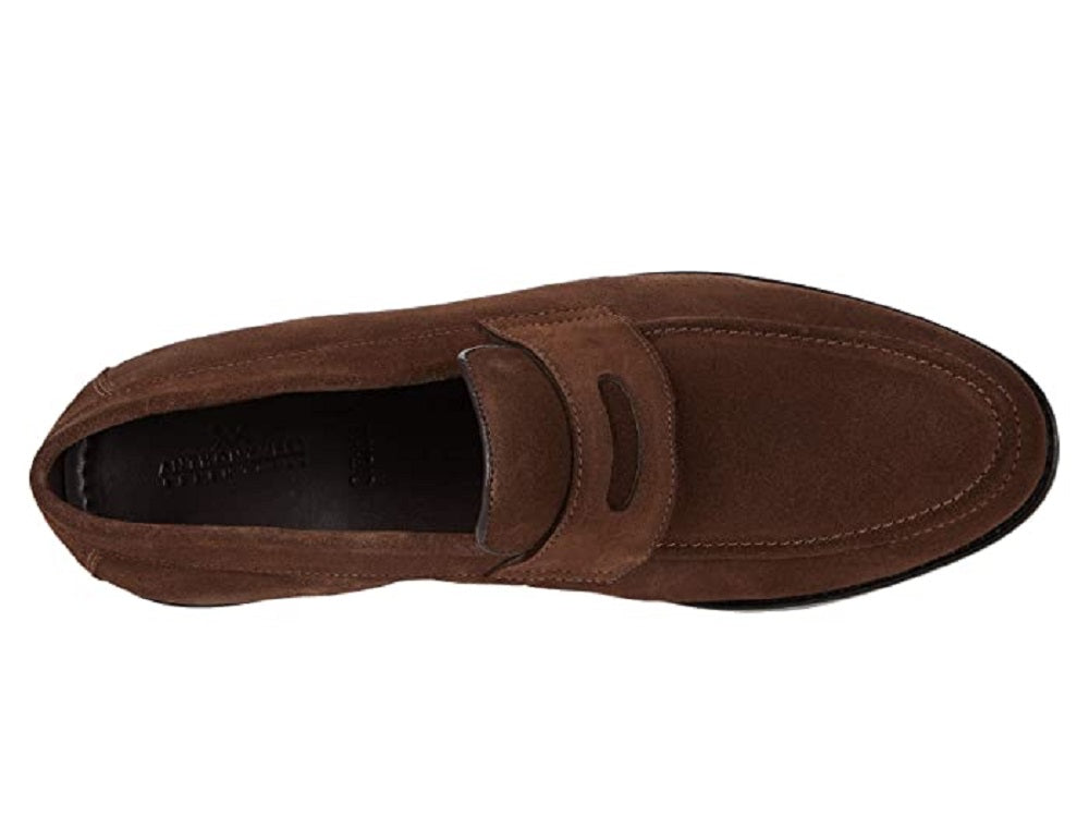 Anthony Veer Men's Sherman Penny Loafer Slip on Goodyear Dress Shoes Brown Size 11.5M