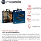 Motorola Moto Buds 085-True Wireless Bluetooth Earbuds with Microphone and USB-C Charging Case - IPX5 Water Resistant, Smart Touch-Control, Lightweight Comfort-Fit, Clear Sound & Deep Bass - Black