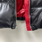 Karl Lagerfeld Women's Faux Fur Collar Short Black Puffer Jacket Size Large