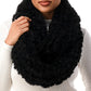 Marcus Adler Women's Ombre Faux Ultra Soft Infinity Scarf Black Size Regular