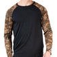 Natori Men's Animal Print Raglan T-Shirt Black Size X-Large