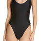 Black Jade Swim Contour One-Piece, Size Large
