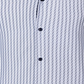 Azaro Uomo Men's Slim Fit Business Nautical Button Down Dress Shirt White Size Medium