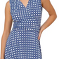 Leota Cindy Sleeveless Midi Dress in Bbwb - Bellwether Blue Size X-Large