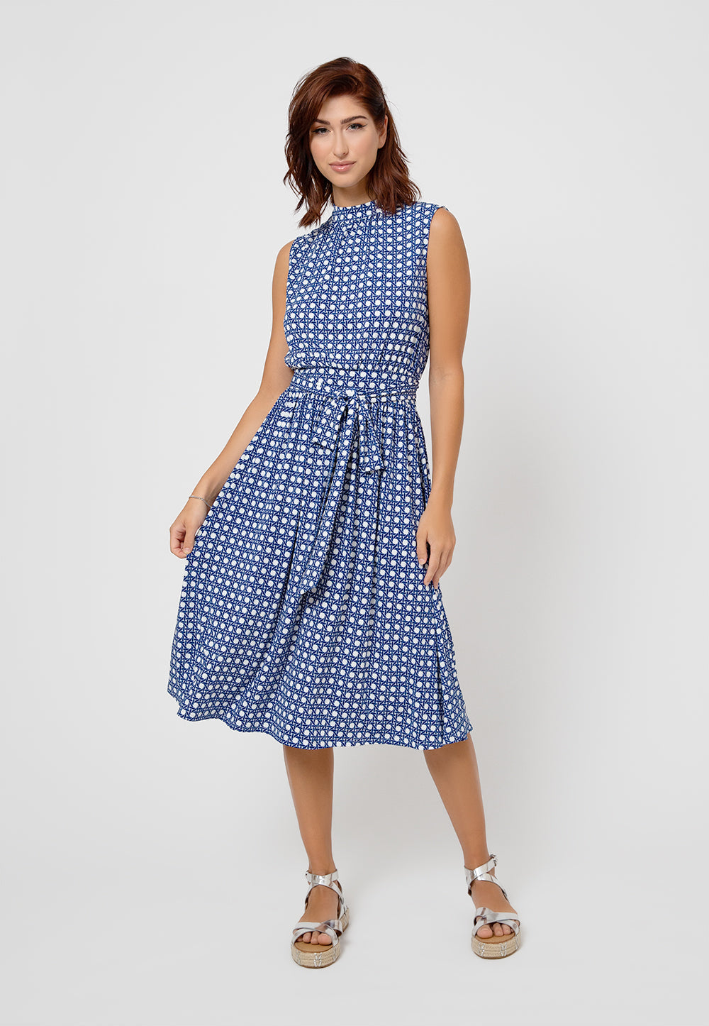 Leota Women's Sleeveless Mindy Dress in Bellwether Blue