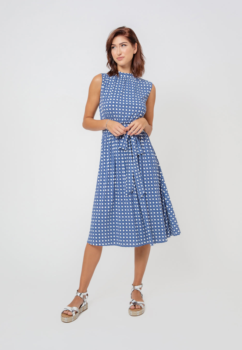 Leota Women's Sleeveless Mindy Dress in Bellwether Blue