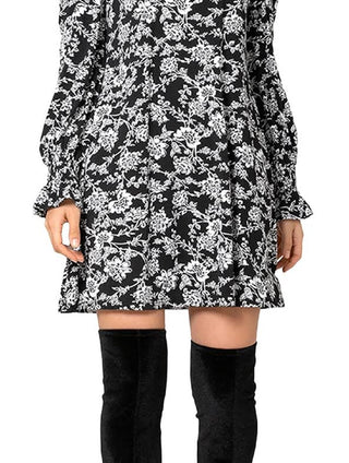 Leota Women's Long Puff Sleeve Bianca Flowy Dress