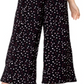 Leota Women's Skyler Printed Halter Jumpsuit Black Size XX-Large