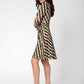 Leota Women's Sleeveless Mindy Midi Dress Multi
