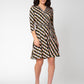 Leota Women's Sleeveless Mindy Midi Dress Multi