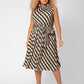 Leota Women's Sleeveless Mindy Midi Dress (Curve) Multi Size 1X