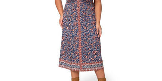 Leota Women's Francesca Dress Blue Size 3X