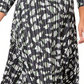 Leota Women's Amiya Midi Dress Black Size 2X