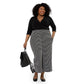 Leota Women's Judy Check Culottes Black