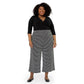 Leota Women's Judy Check Culottes Black