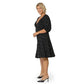 Leota Women's Puff Sleeve Sweetheart Becca Dress Black