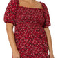 Leota Women's Kelly Ruffle Hem Dress Red