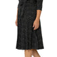 Leota Women's Updated Belt Eliza Dress Black Size 3X
