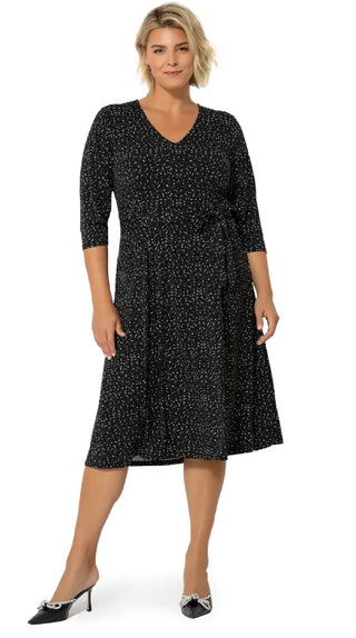 Leota Women's Eliza Belted Dress Black