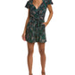 Leota Women's Sweetheart Flutter Romper Green Size Small