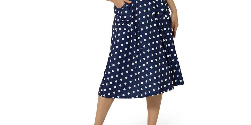 Leota Women's Updated Belt Eliza Dress Blue Size Small