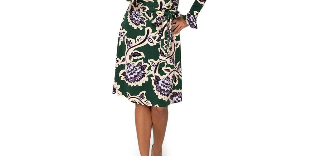 Leota Women's Rosalia Dress Green Size Small