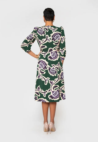 Leota Women's Iman Dress Green Size Medium