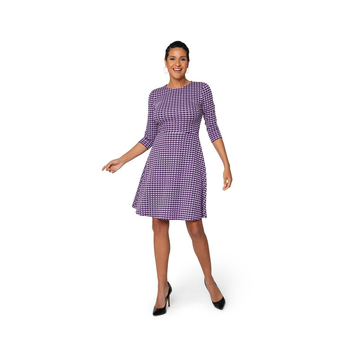 Leota Women's Katherine Dress Purple Size Medium