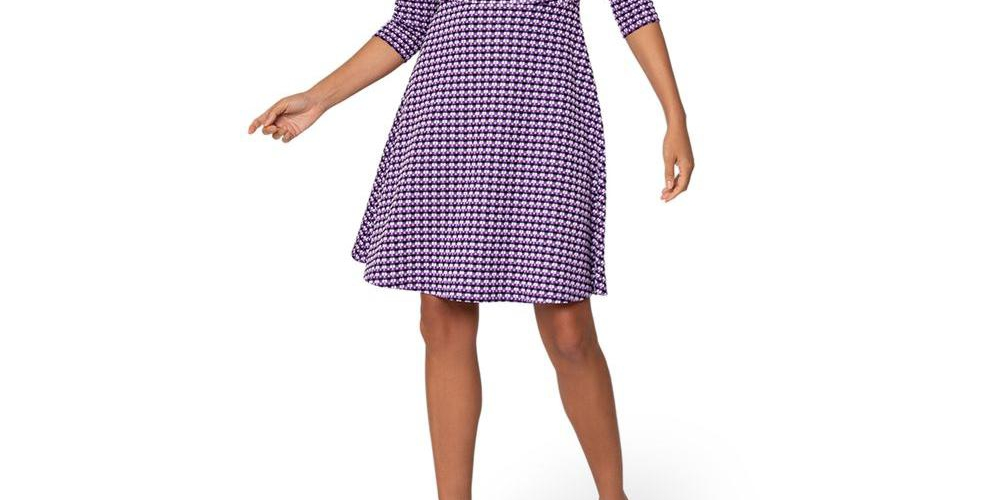 Leota Women's Katherine Dress Purple Size Medium